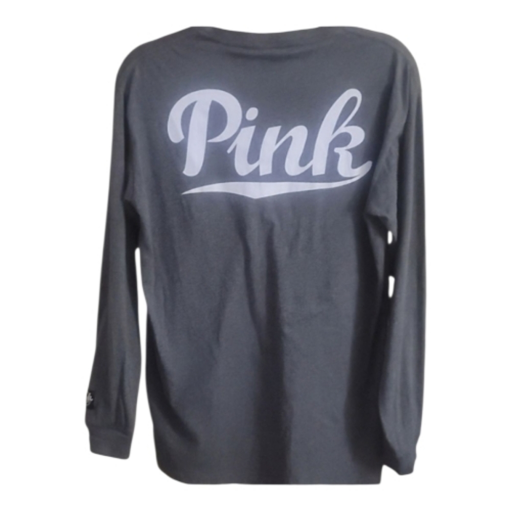 Pink Victoria Secret Grey long sleeve watermelon t-shirt
